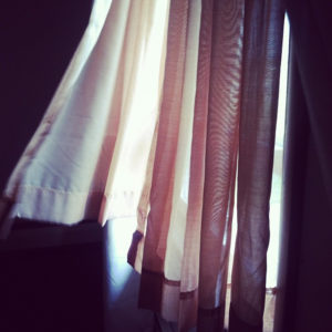 window curtain breeze